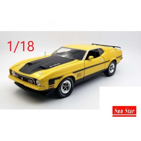 1971 Ford Mustang Mach1 351 jaune pale - Sunstar