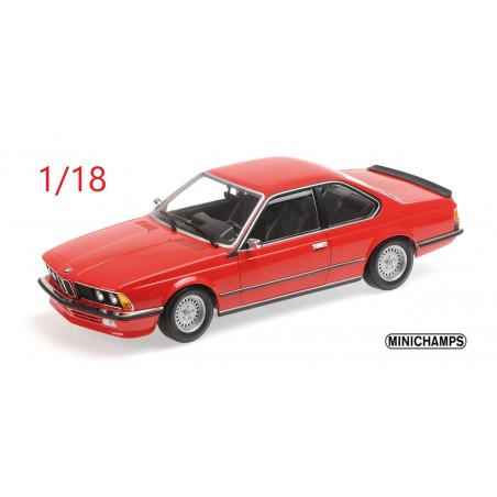 1982 BMW 635 CSI rouge - Minichamps
