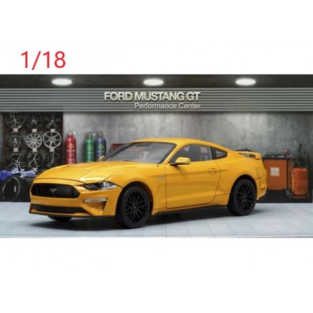 2019 Ford Mustang GT 5.0 orange - Diescast Masters