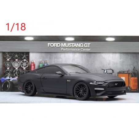 2019 Ford Mustang GT 5.0 noire mat - Diescast Masters