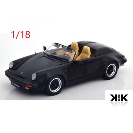 1989 Porsche 911 speedster noire - KK Scale