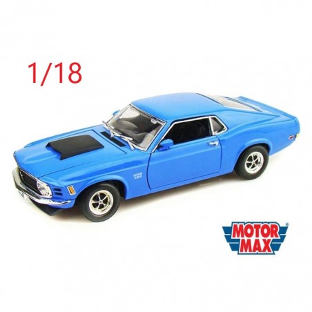 1970 Ford Mustang Boss 429 bleue - Motormax