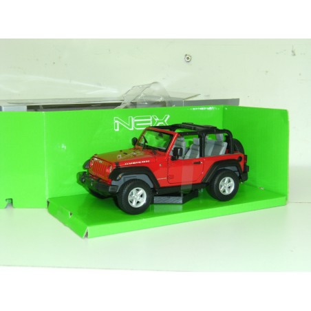 1/24 Jeep Wrangler Rubicon 2007 rouge - Welly