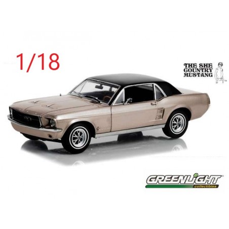 1967 Ford Mustang coupé "She Country Spécial" - Greenlight