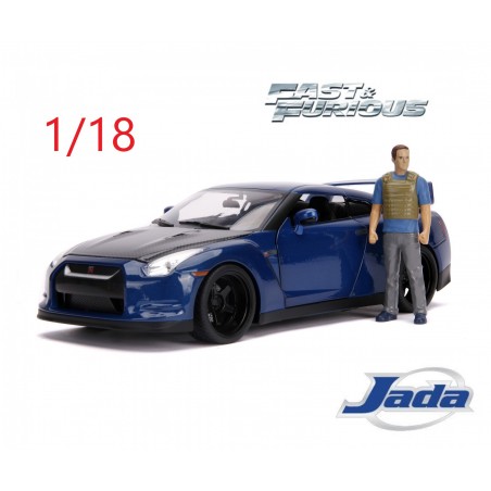 Nissan Skyline GTR35 bleue Fast & Furious - Jada Toys