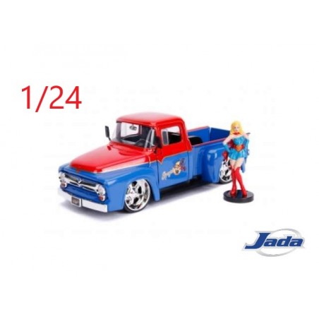 1952 Ford F-100 Supergirl avec figurine - Jada Toys
