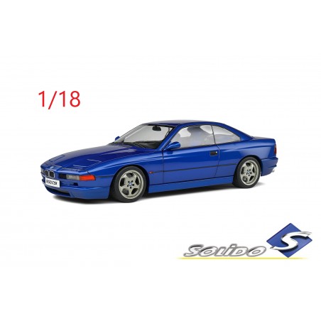 1990 BMW 850 CSI bleue - Solido