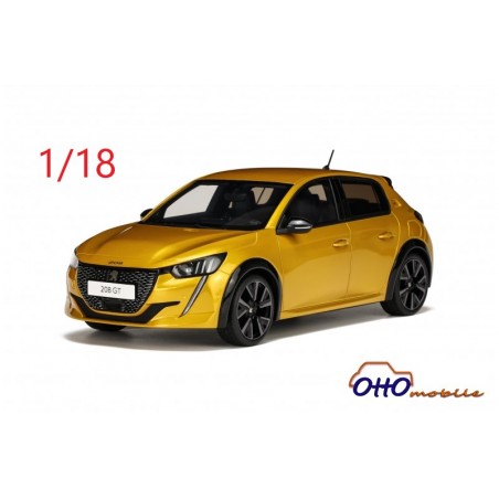 2021 Peugeot 208 GT jaune métal - Ottomobile Miniatures