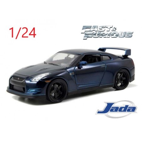 Nissan GTR35 bleue Fast & Furious 1/24 - Jada Toys