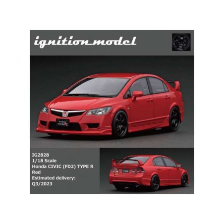 Honda Civic Type R rouge - Ignition Model