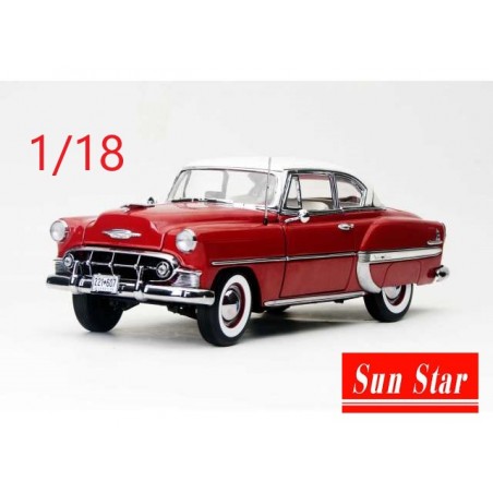 1953 Chevrolet Bel air coupé rouge - SunStar