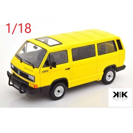 1987 Volkswagen bus T3 jaune syncro - KK Scale