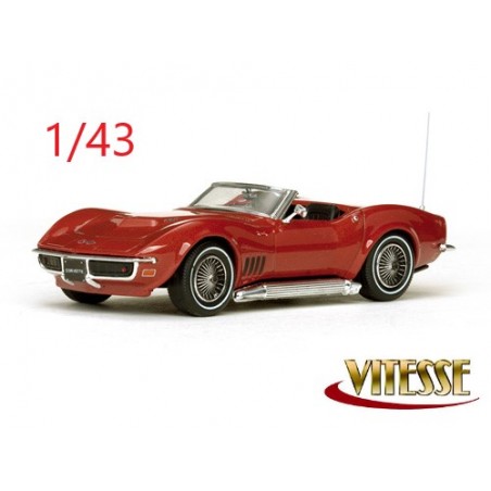 1969 Chevrolet Corvette Cabriolet bronze métal - Vitesse