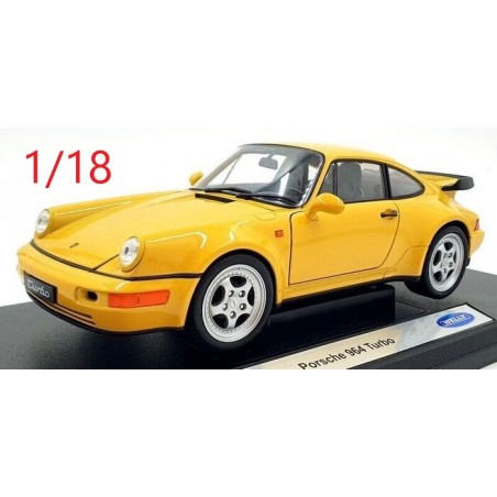 1989 Porsche 964 Turbo jaune - Welly