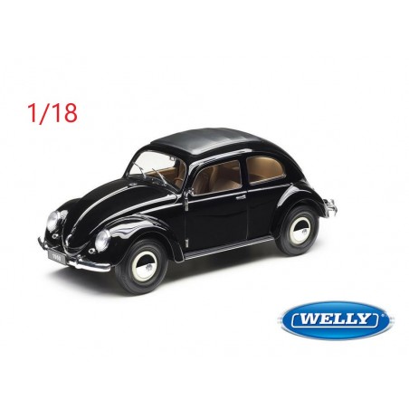 1950 Volkswagen cox Beetle noire - Welly