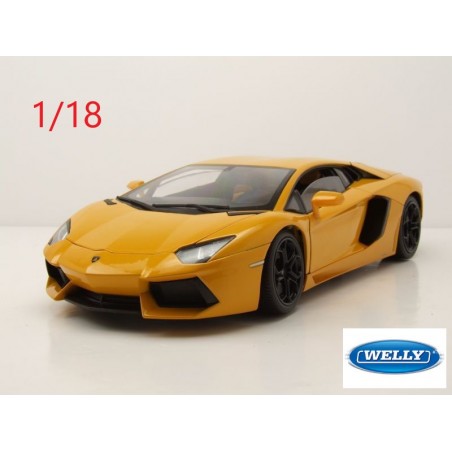 2011 Lamborghini Aventador LP700-4 jaune métal - Welly