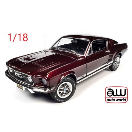 1967 Ford Mustang 2+2 GT Burgandy - Auto World