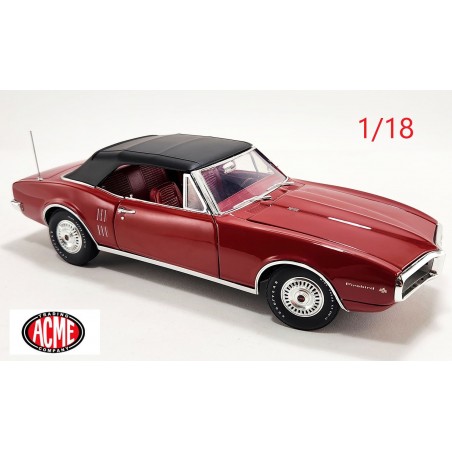 1967 Pontiac Firebird cabriolet rouge - ACME