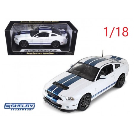 2013 Ford Mustang Shelby GT500 blanche - Shelby Collectibles