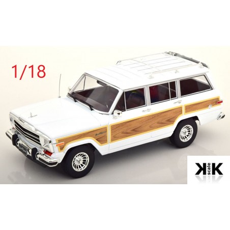 1989 Jeep Grand Wagoneer blanc - KK Scale