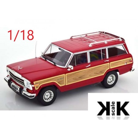 1989 Jeep Grand Wagoneer rouge - KK Scale