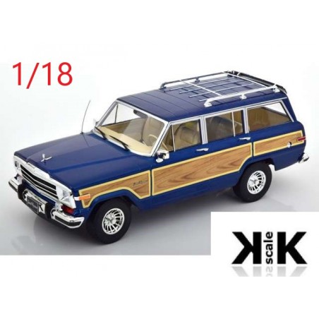 1989 Jeep Grand Wagoneer bleu - KK Scale