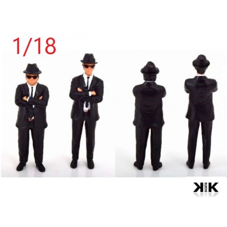 1/18 Figurines set Jake and Elwood des Bleues - KK Scale