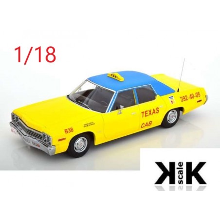 1974 Dodge Monaco Texax cb yellow - KK Scale