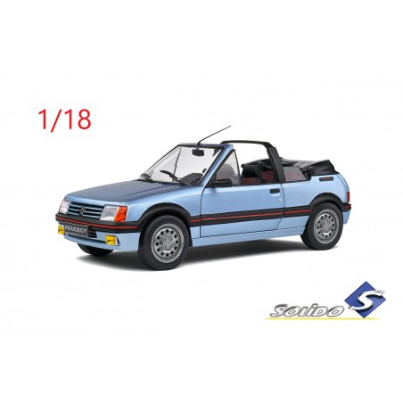 1989 Peugeot 205 CTI bleue métal - Solido