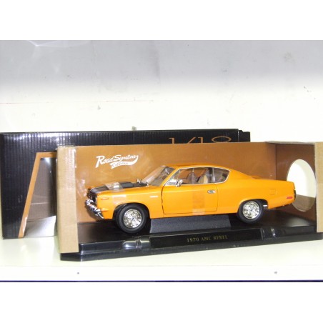 1970 AMC Rebel coupé orange - Lucky