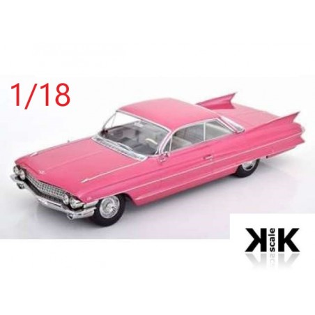 Cadillac série 62 coupé de ville 1961 rose - KK Scale