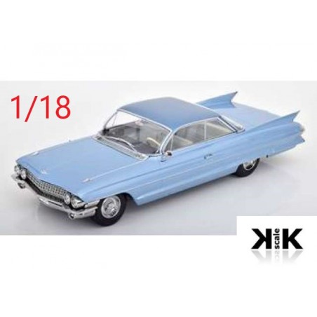 Cadillac Série 62 Coupé de ville 1961 bleue - KK Scale