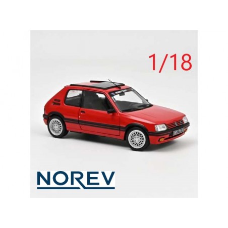 Peugeot 205 GTI 1.9L PTS 1991 rouge - Norev
