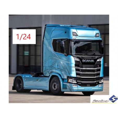 Scania S770 Hightline Frost Edition bleu - Solido
