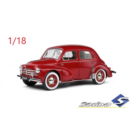 Renault 4cv 1956 rouge - Solido