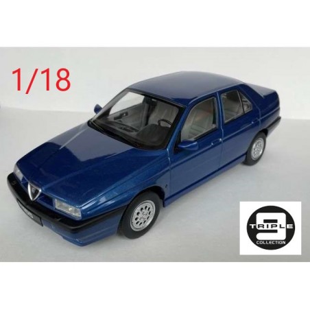 Alfa Roméo 155 1996 bleue métal - Triple 9