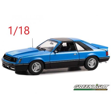 Ford Mustang Cobra 1981 bleue - Greenlight