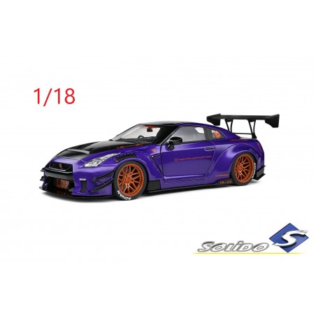 Nissan GTR R35 Liberty Work 2022 purple - Solido