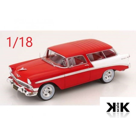 Chevrolet Nomad 1956 rouge et blanche - KK scale