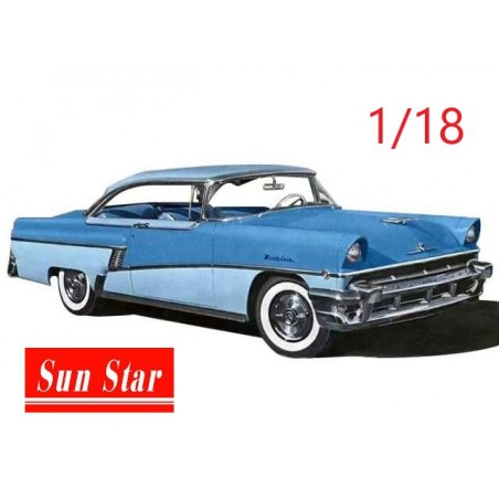 Mercury Montclair Hard top 1956 bleue - Sunstar
