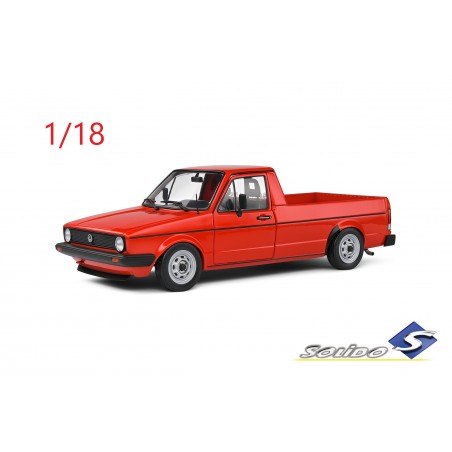 Volkswagen Caddy MKI rouge 1982 - Solido
