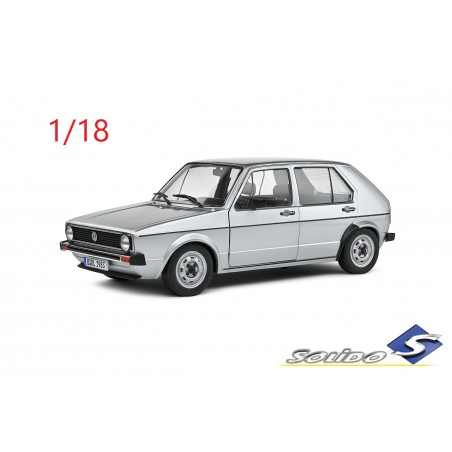 Volkswagen Golf 1 L 1983 Grise métal - Solido