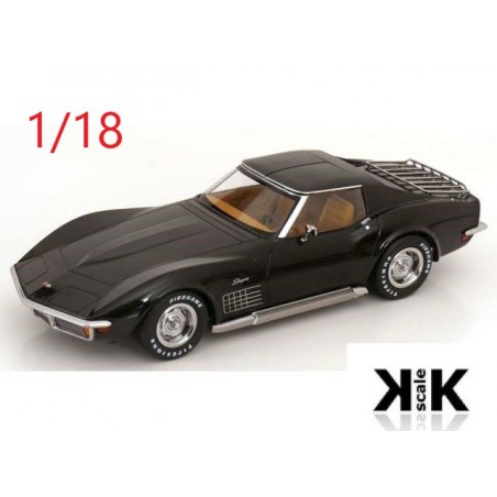 Chevrolet Corvette C3 1972 noire - KK Scale