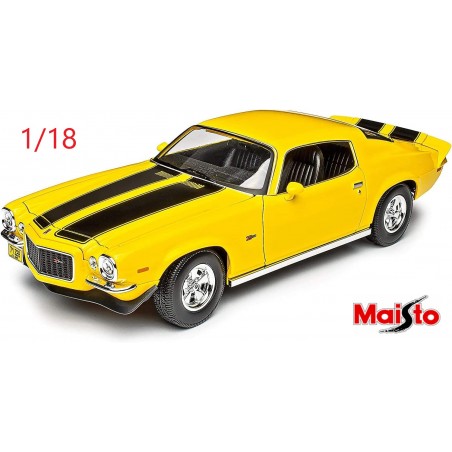 Chevrolet Camaro Z28 1971 jaune et noire - Maisto
