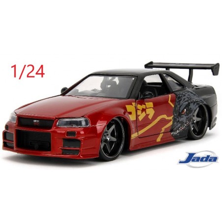 Nissan Skyline GTR34 " Godzilla " - Jada Toys