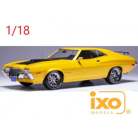 Ford Gran Torino sport jaune 1972 - Ixo Models