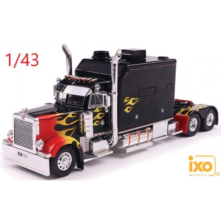 Peterbilt 379 Custom 2002 noir + flammes - Ixo Models