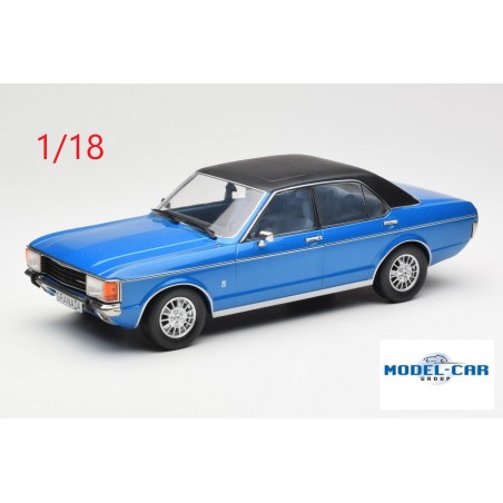 Ford Granada MK1 de 1975 bleue - MCG