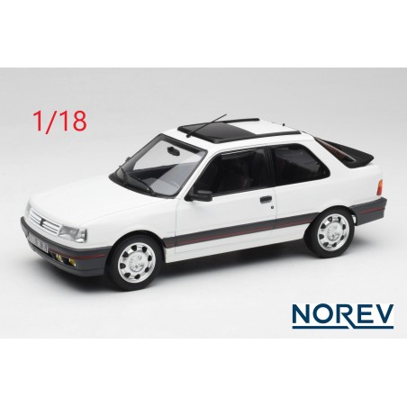 Peugeot 309 GTI blanche 1987 - NOREV