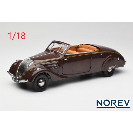 Peugeot 402 Eclipse marron 1937 - NOREV